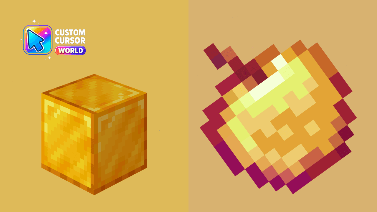 Прев'ю курсор-паку: Elegant Cursor Pack - Gold & Golden Apple