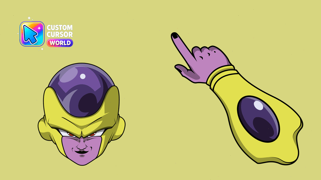 Прев'ю курсор-паку: Golden Frieza Custom Cursor Pack