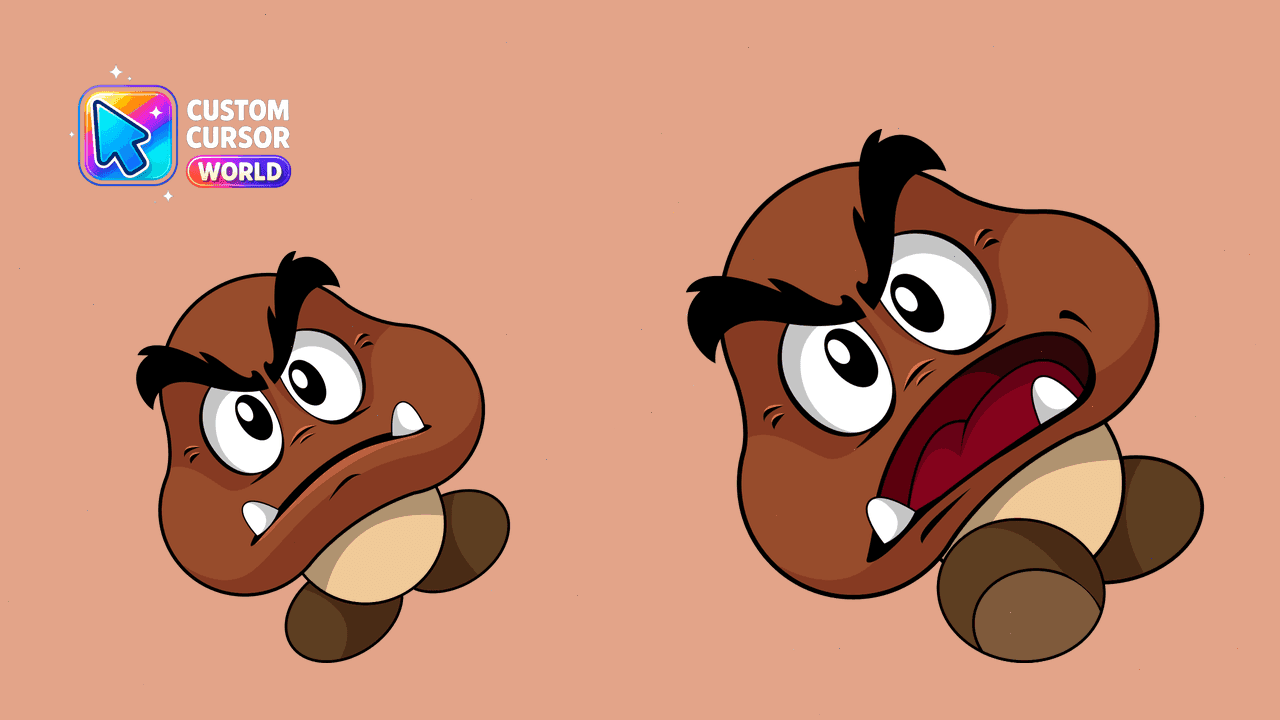 Прев'ю курсор-паку: Goomba Custom Cursor Pack for Chrome & Edge