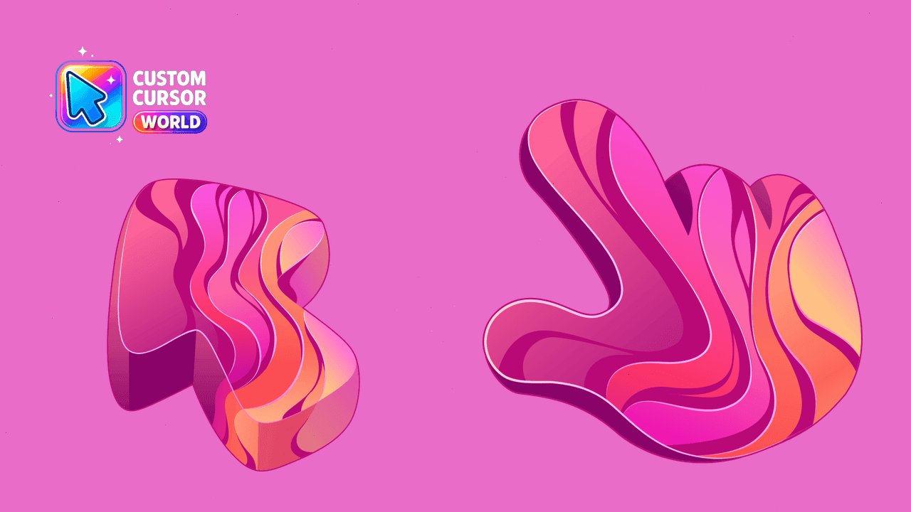Прев'ю курсор-паку: Gradient Texture Cursor Pack for Chrome & Edge
