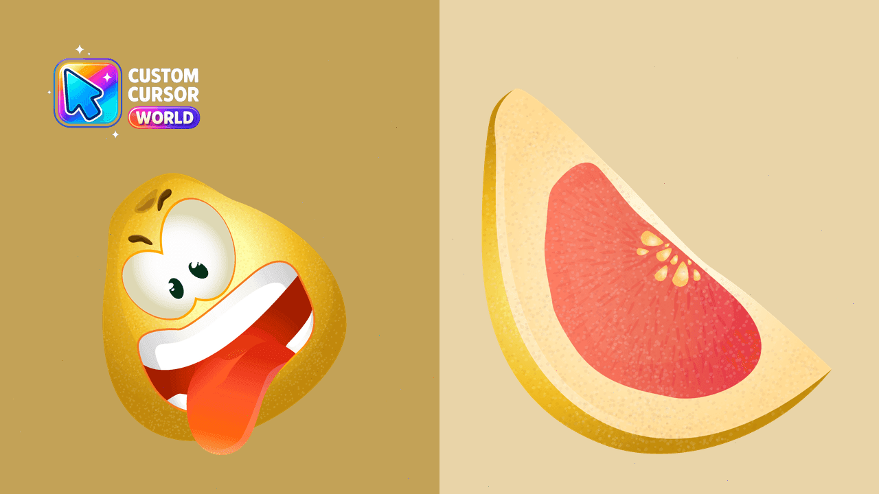 Прев'ю курсор-паку: Grapefruit Cursor Pack for Chrome & Edge
