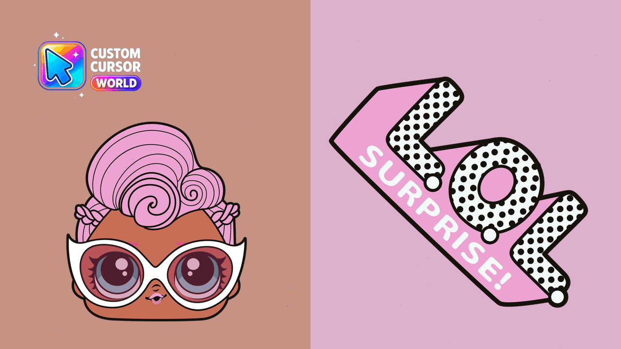 Прев'ю курсор-паку: Grunge Grrrl Cursor Pack - Edgy Style Custom Cursor