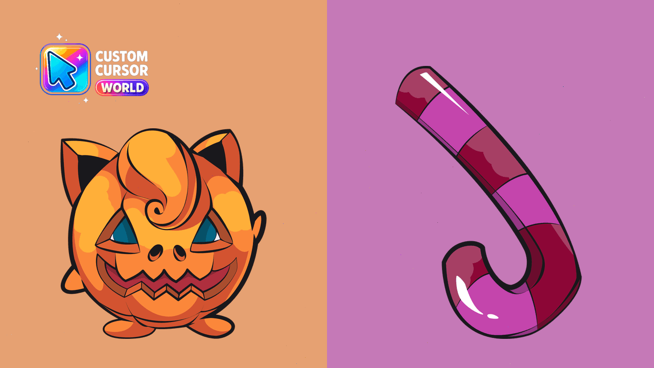 Прев'ю курсор-паку: Halloween Jigglypuff Custom Cursor Pack