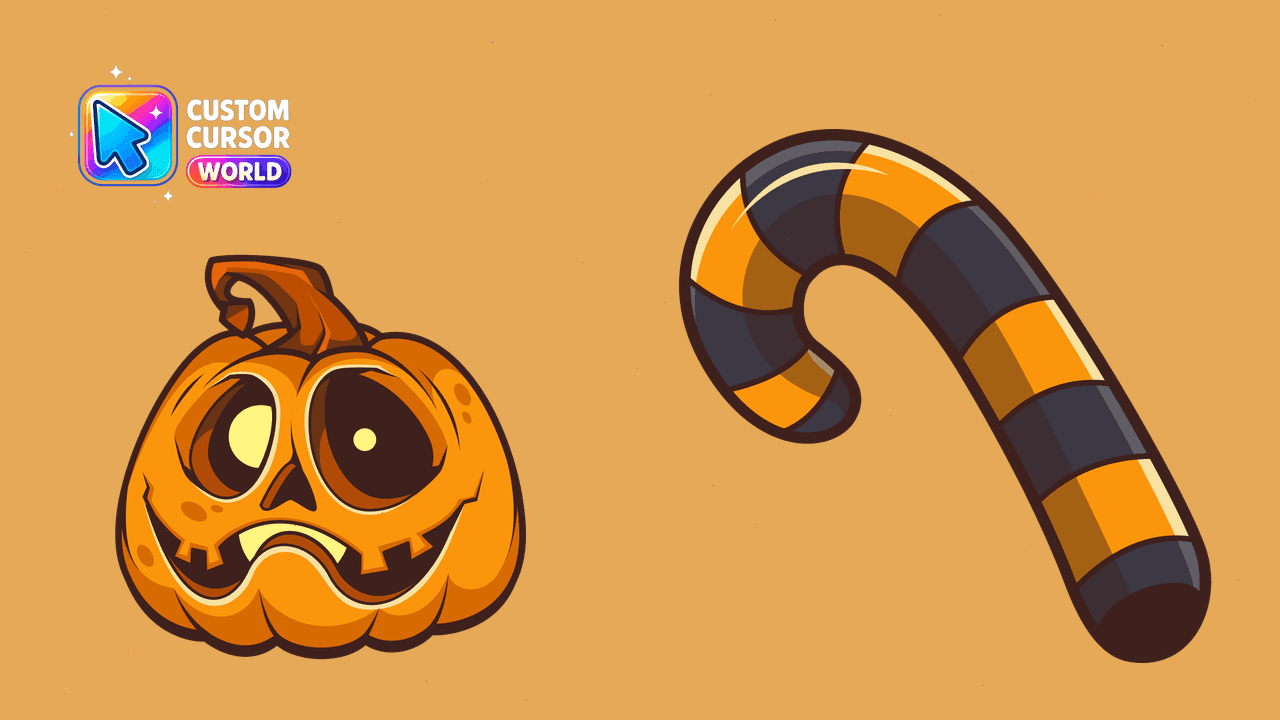 Прев'ю курсор-паку: Halloween Pumpkin Custom Cursor Pack