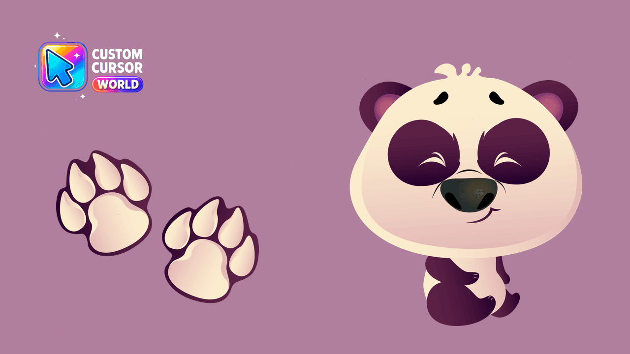 Прев'ю курсор-паку: Happy Panda Cursor Pack for Mouse and Pointer