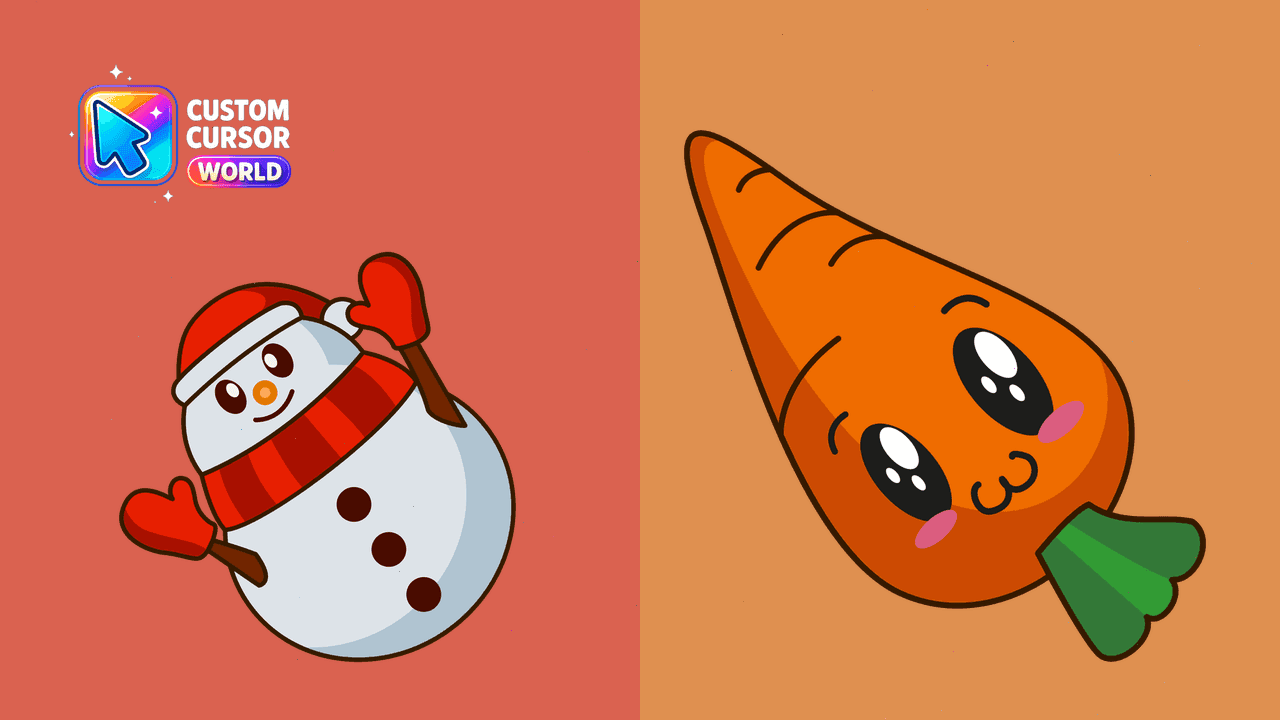 Прев'ю курсор-паку: Merry Cursor Pack - Happy Snowman Collection