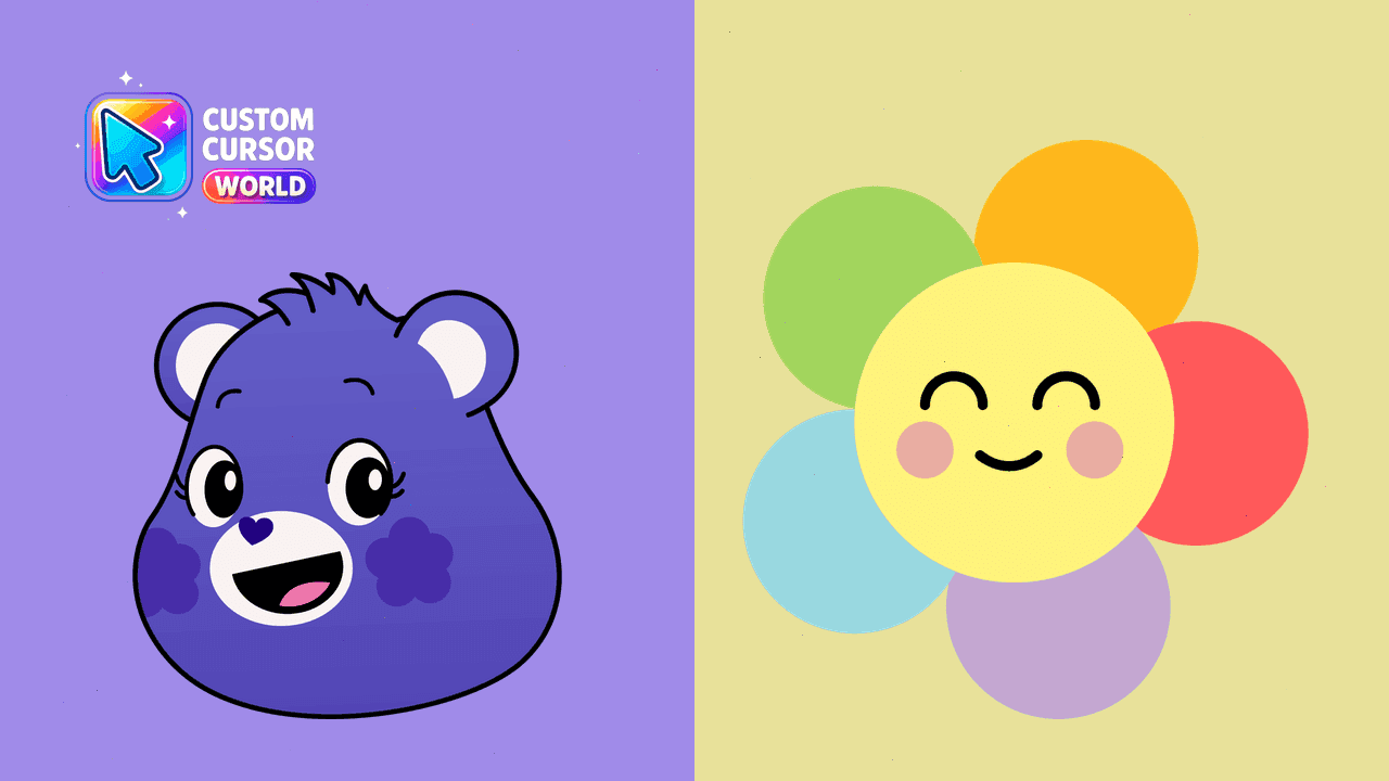 Прев'ю курсор-паку: Harmony Cursor Pack - Rainbow Bear Customizer
