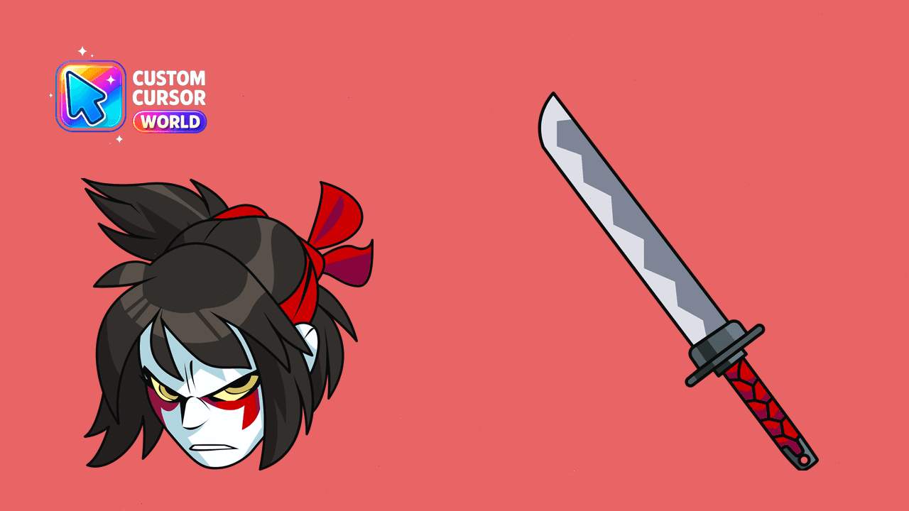 Прев'ю курсор-паку: Hattori Custom Cursor Pack - Ninja Legend Series