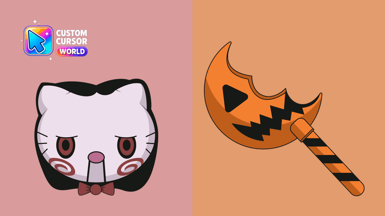Прев'ю курсор-паку: Cute and Creepy Custom Cursor Pack - Hello Kitty Billy