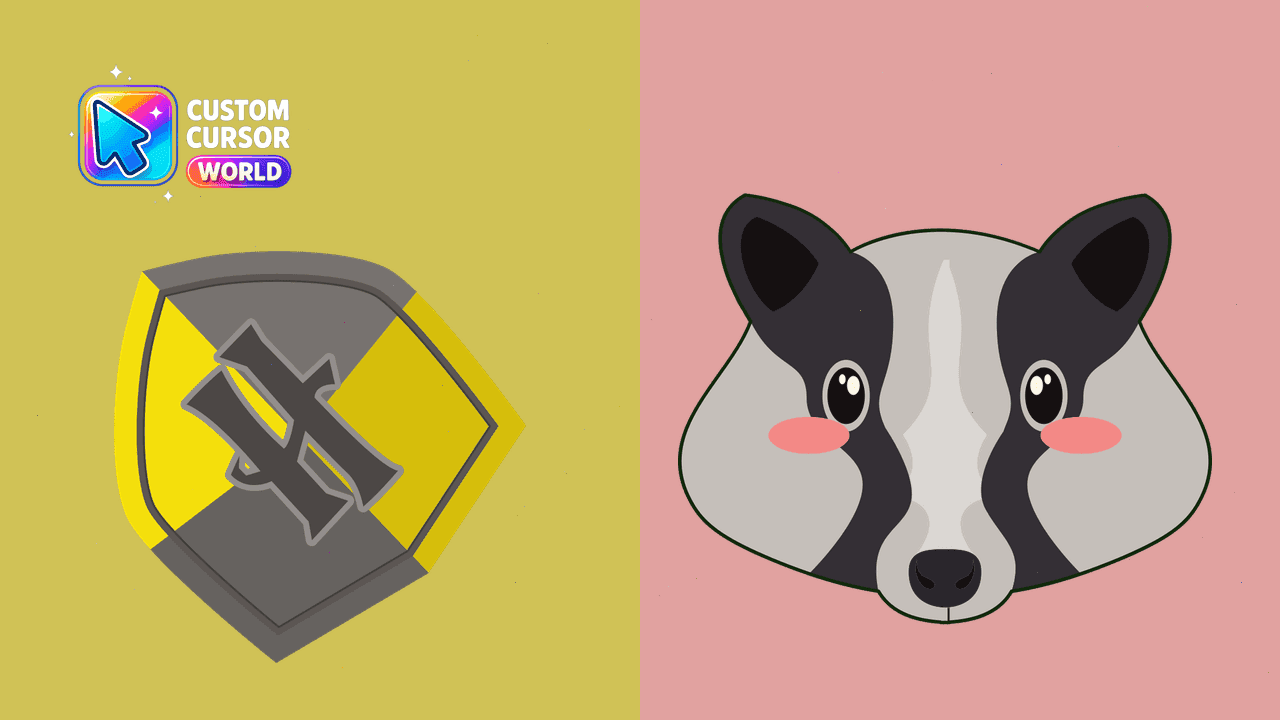 Прев'ю курсор-паку: Hufflepuff Crest Custom Cursor Pack