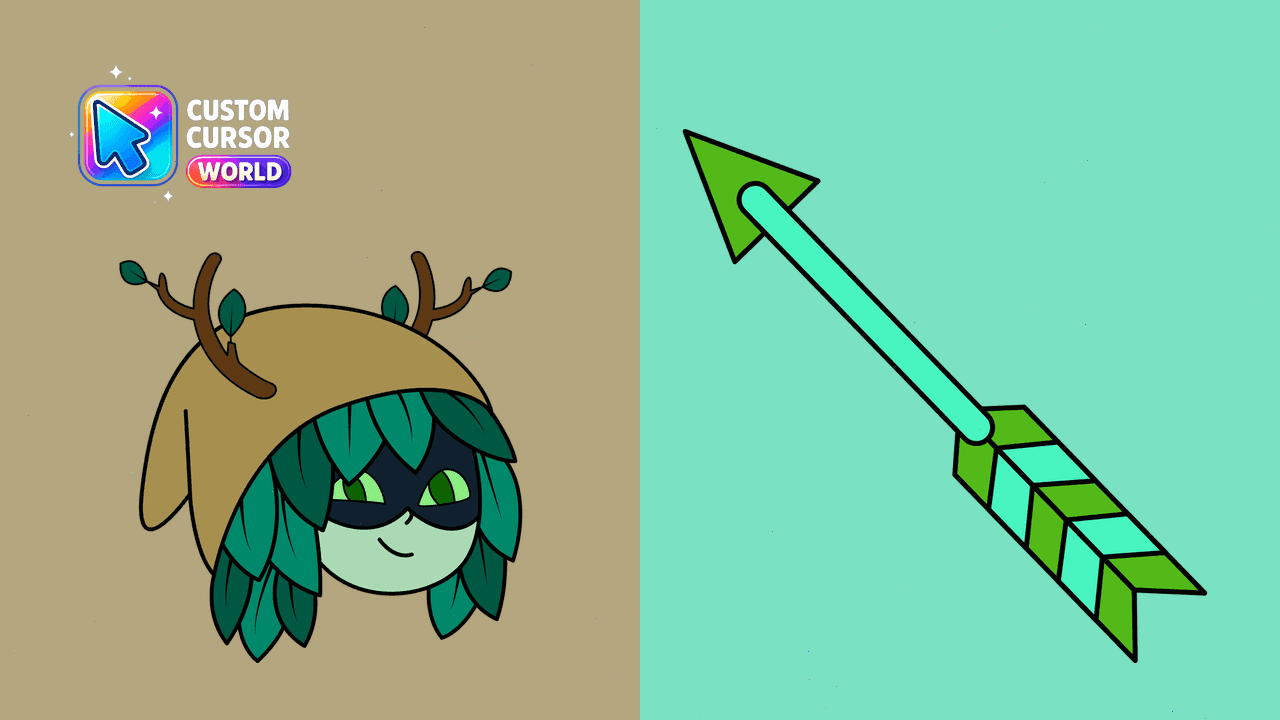 Прев'ю курсор-паку: Custom Cursor Pack - Adventure Time Huntress Wizard