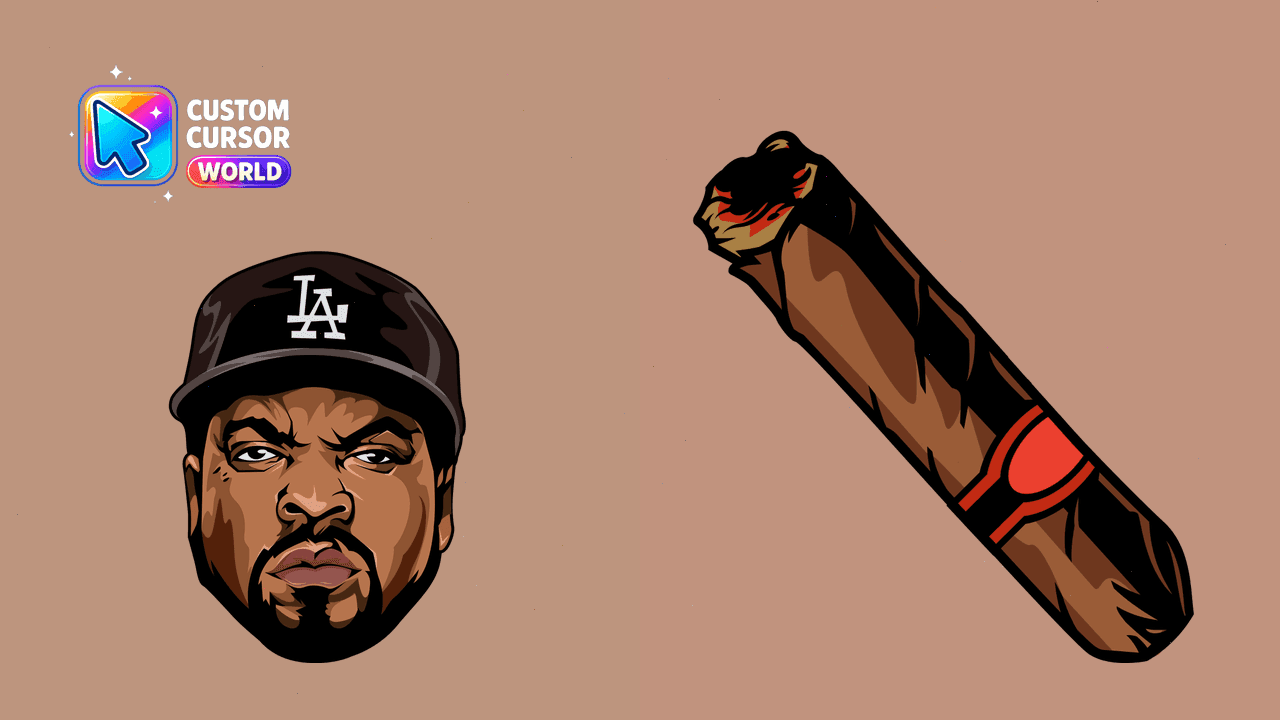 Прев'ю курсор-паку: Ice Cube Custom Cursor Pack