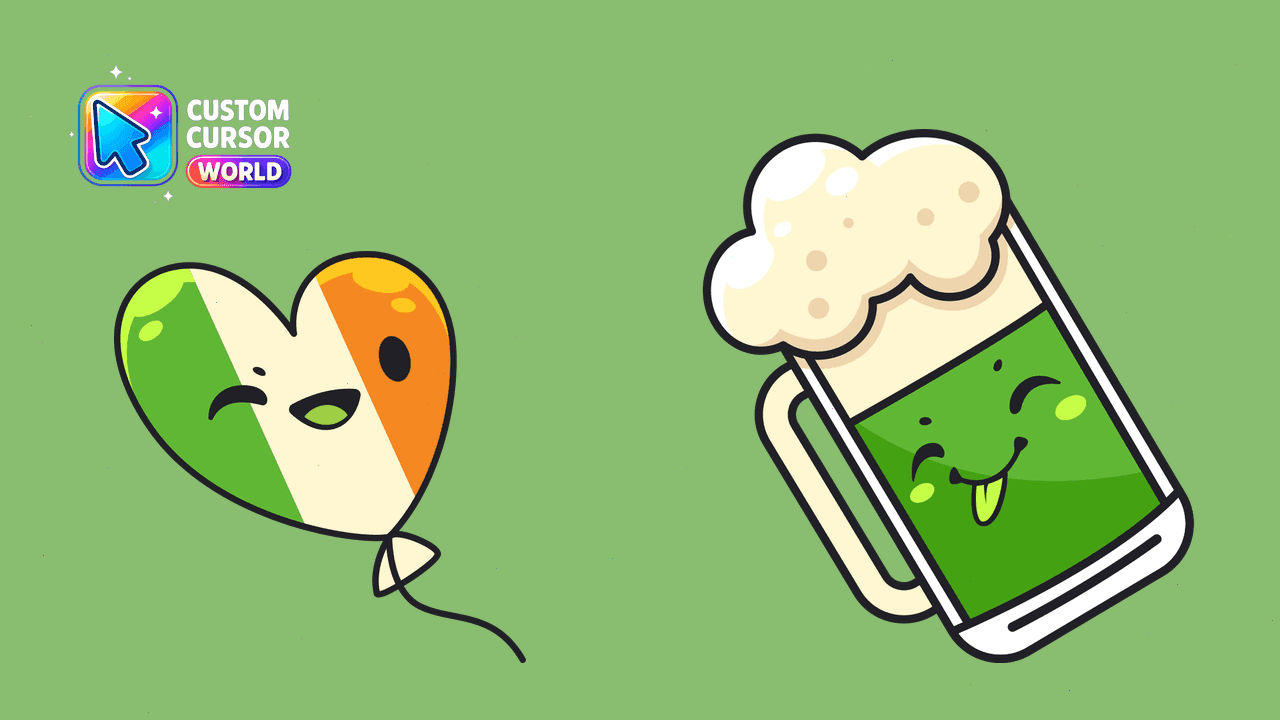 Прев'ю курсор-паку: Irish Heart Cursor Pack