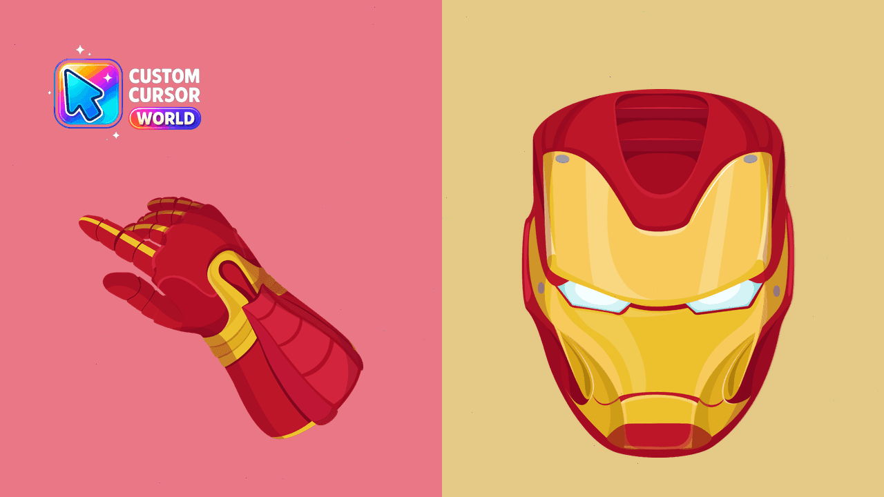 Прев'ю курсор-паку: Iron Man Custom Cursor Pack