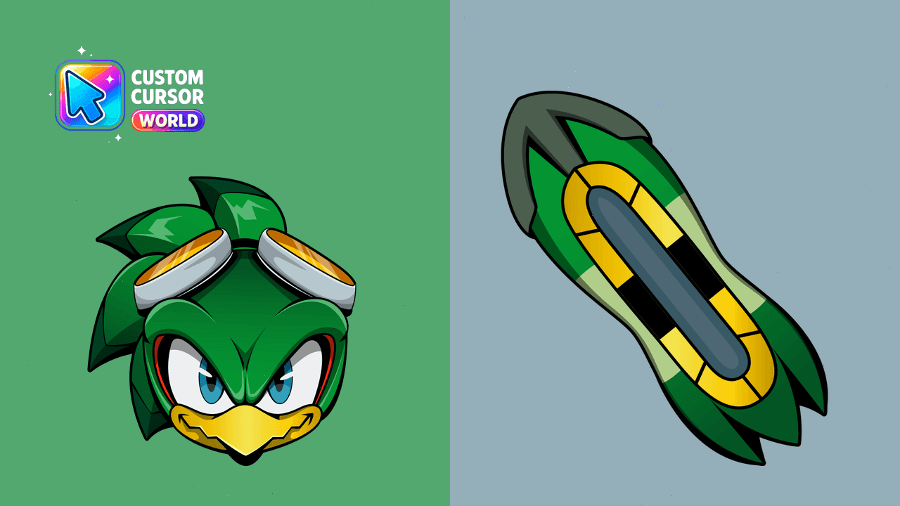Прев'ю курсор-паку: Jet the Hawk Custom Cursor Pack