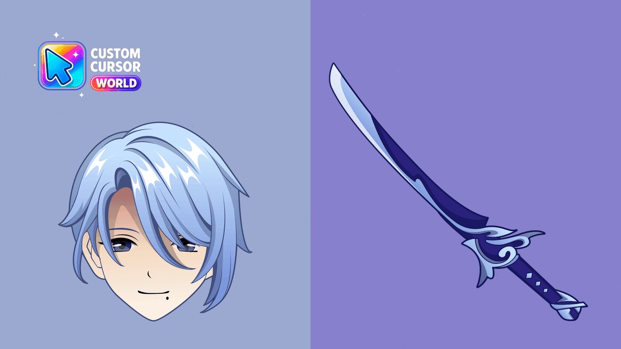 Прев'ю курсор-паку: Ayato Kamisato Custom Cursor Pack