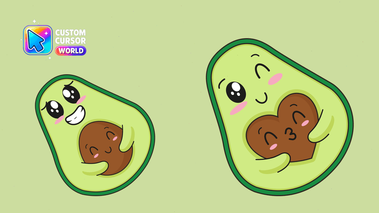 Прев'ю курсор-паку: Kawaii Custom Cursor Pack