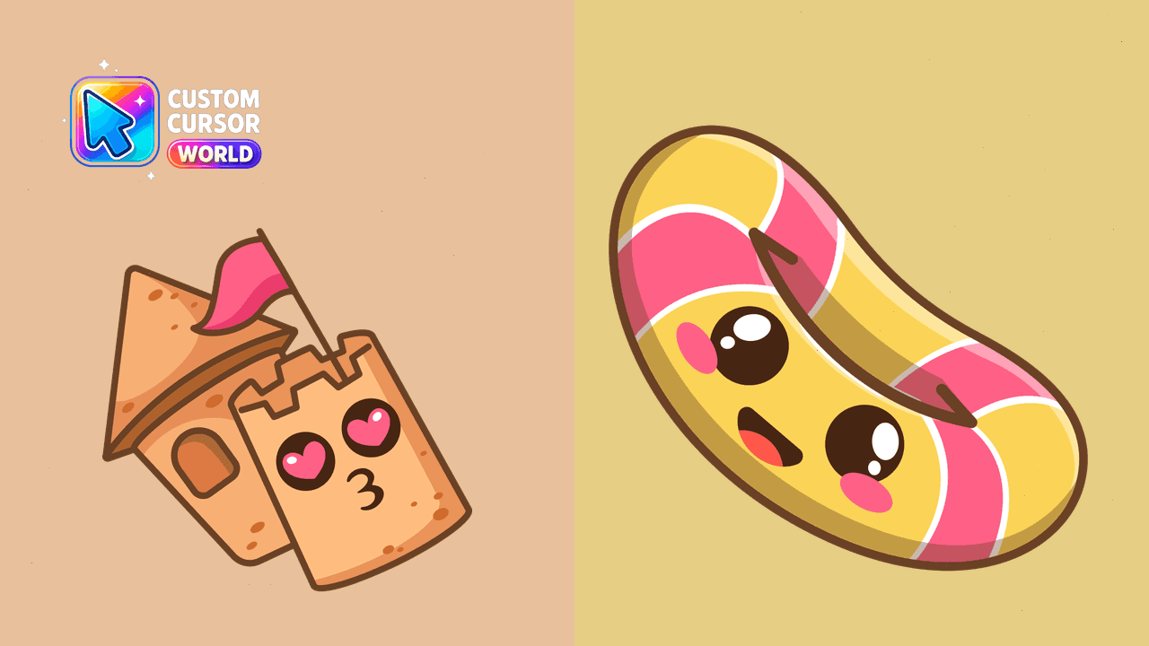 Прев'ю курсор-паку: Kawaii Cursor Pack for Browsers