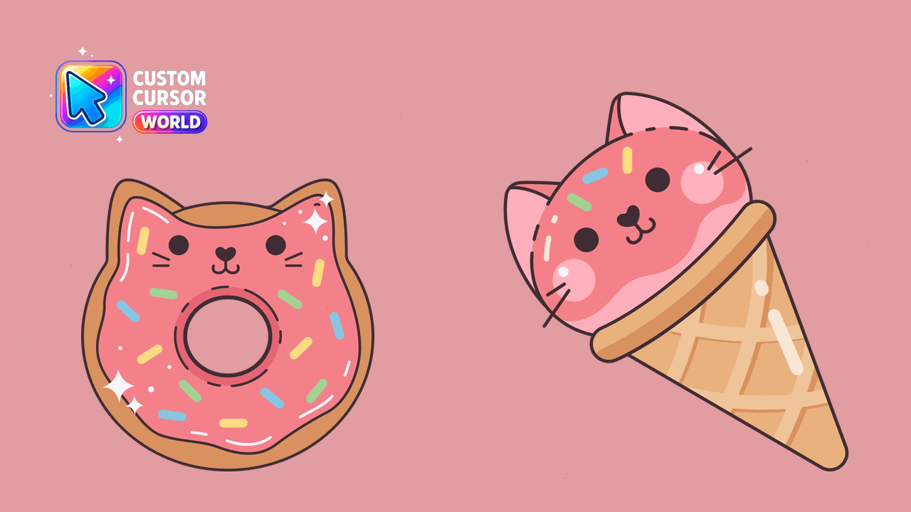 Прев'ю курсор-паку: Kawaii Custom Cursor Pack for Browsers