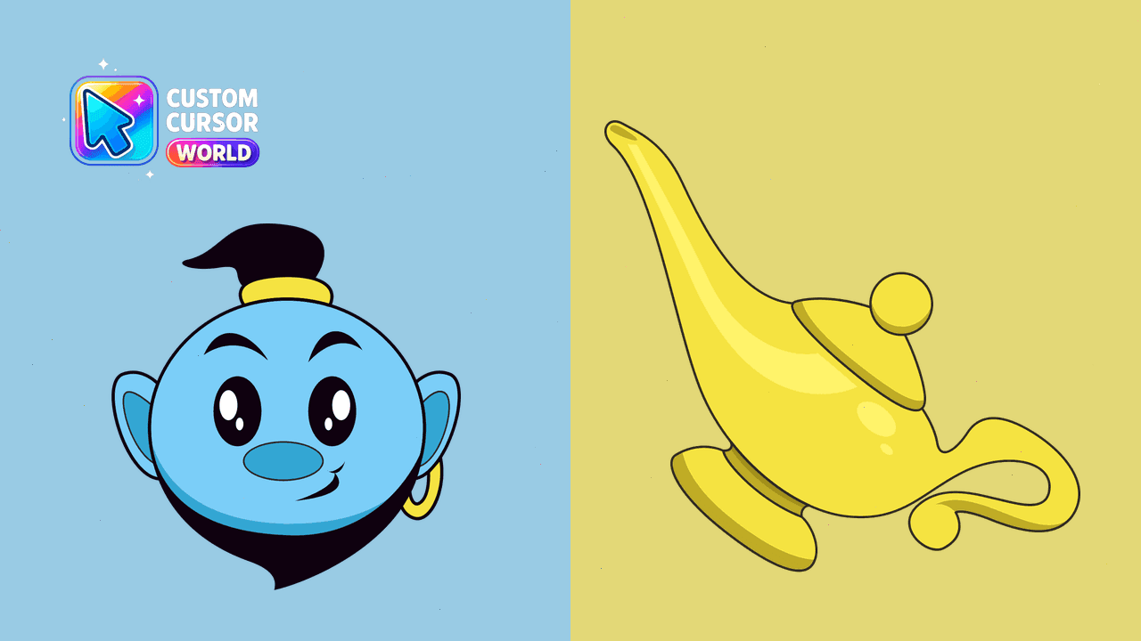 Прев'ю курсор-паку: Kawaii Genie Cursor Pack