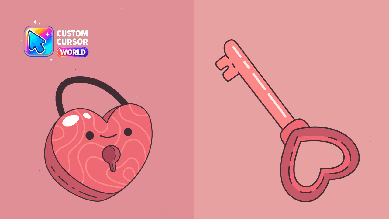 Прев'ю курсор-паку: Custom Cursor Love Pack for Chrome & Edge
