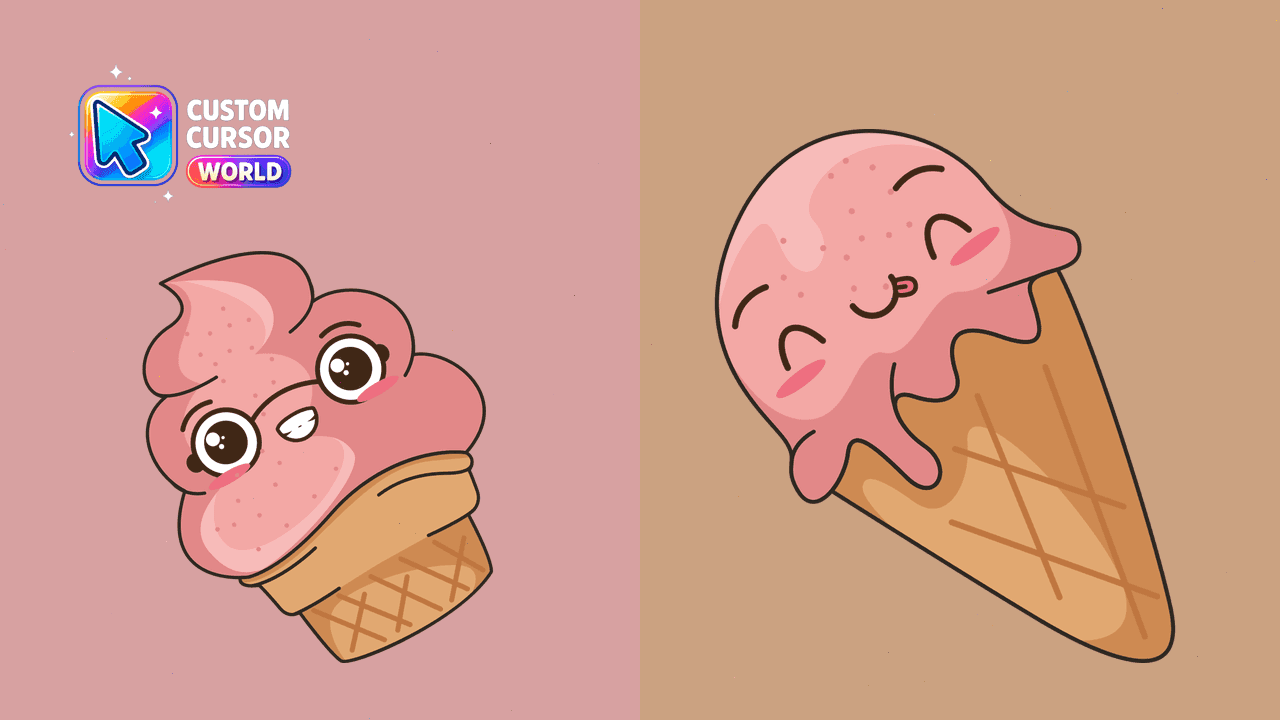 Прев'ю курсор-паку: Kawaii Custom Cursor Pack for Browsers