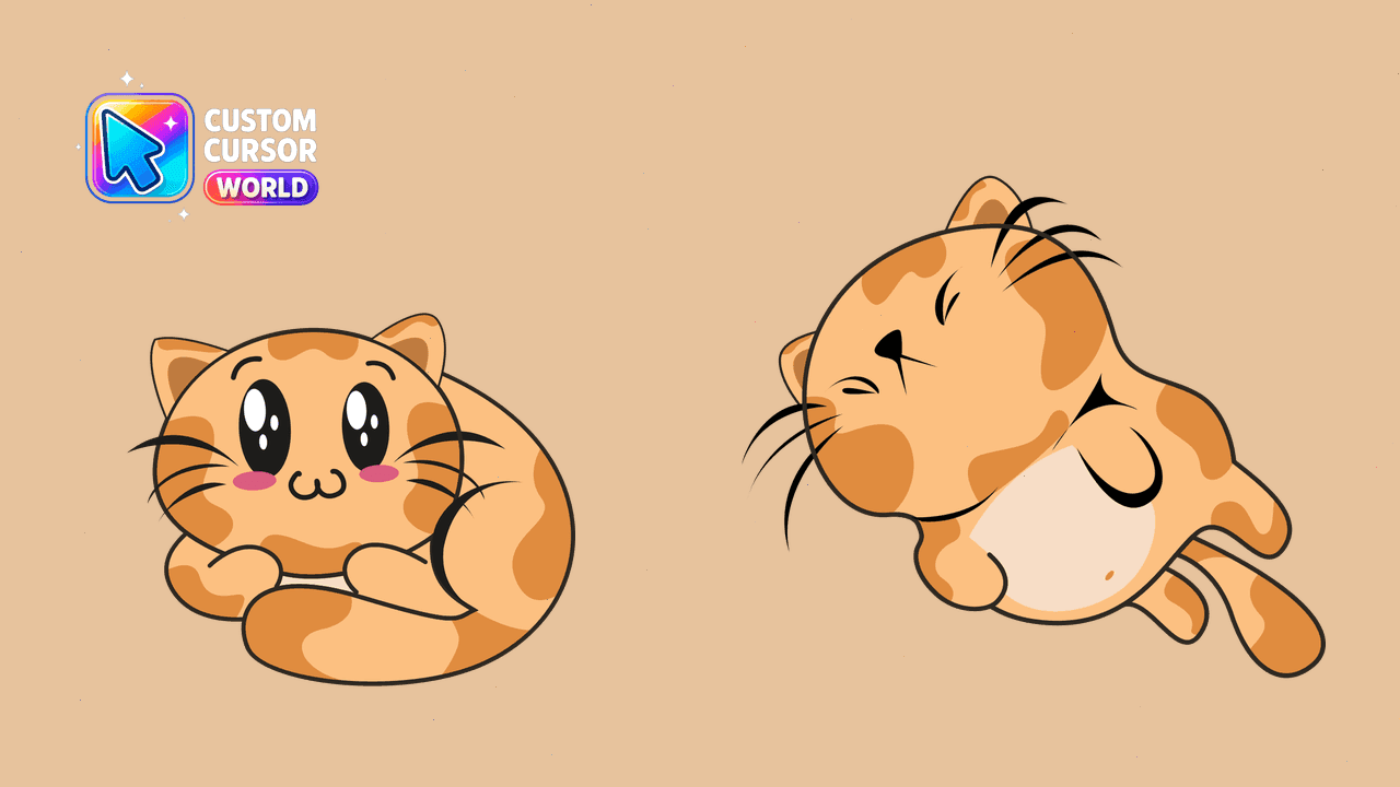 Прев'ю курсор-паку: Cute Kitty Cursor Pack for Chrome and Edge
