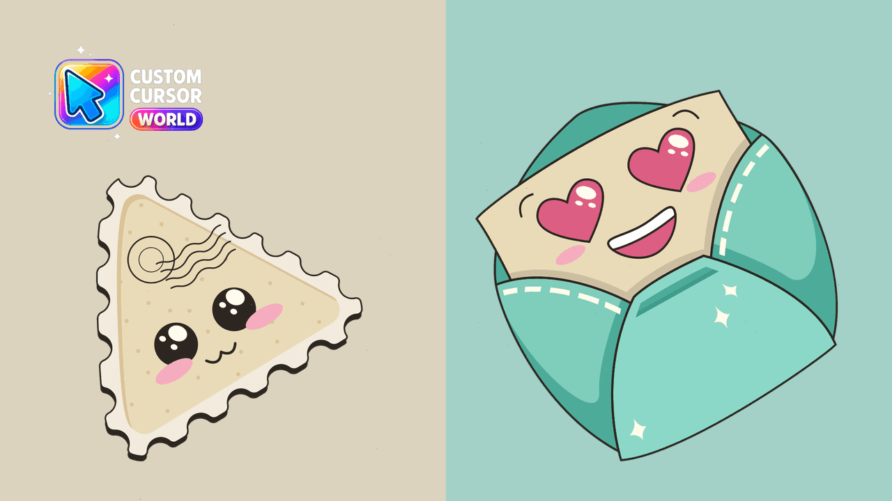 Прев'ю курсор-паку: Kawaii Custom Cursor Pack for Chrome