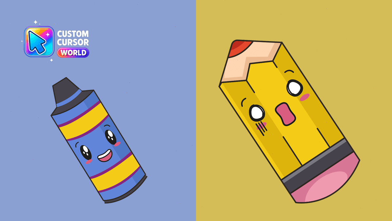 Прев'ю курсор-паку: Kawaii Cursor Pack - Adorable Japanese-Themed Custom Cursors