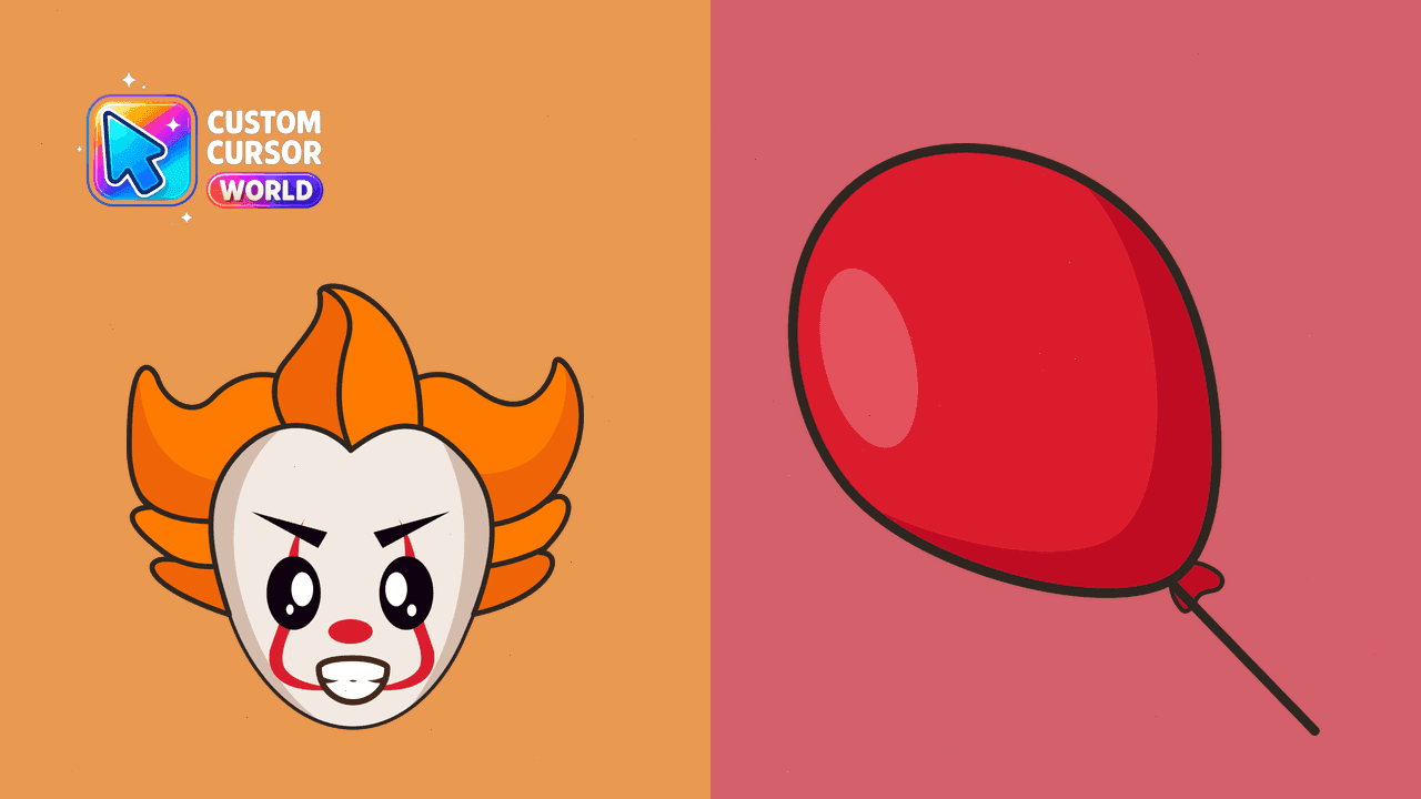 Прев'ю курсор-паку: Kawaii Pennywise Cursor Pack