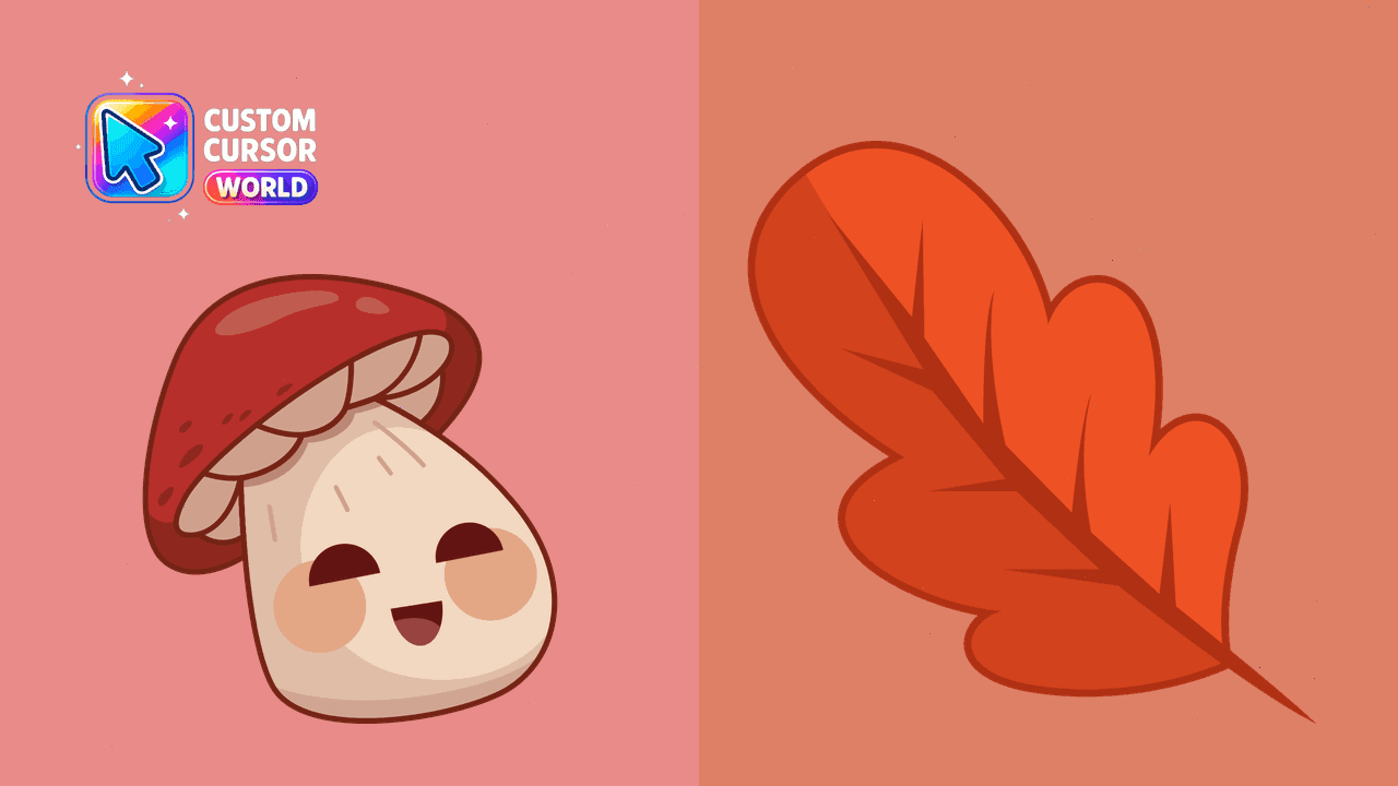 Прев'ю курсор-паку: Kawaii Porcini Cursor Pack