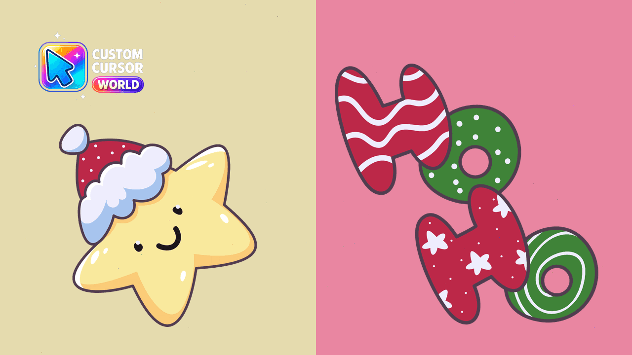 Прев'ю курсор-паку: Kawaii Star Cursor Pack