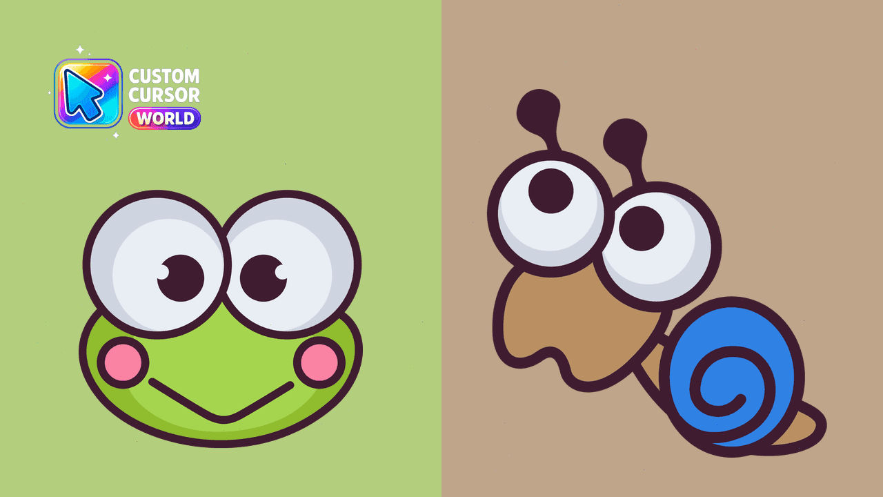 Прев'ю курсор-паку: Keroppi Custom Cursor Pack for Web Browsers
