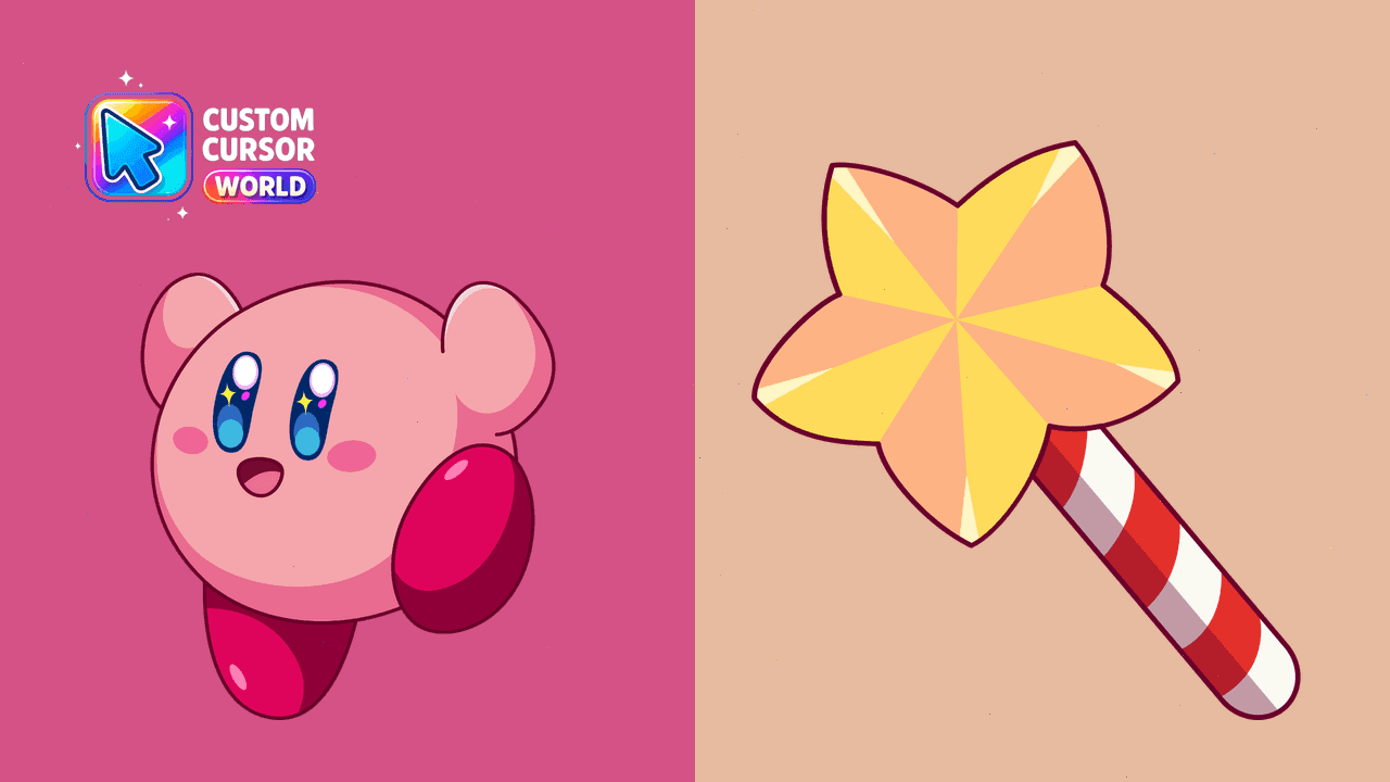 Прев'ю курсор-паку: Kirby Custom Cursor Pack