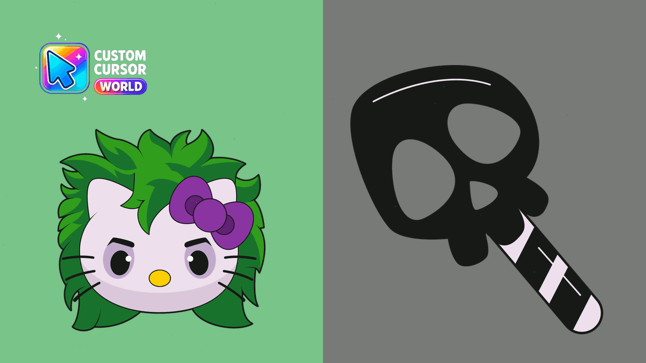 Прев'ю курсор-паку: Custom Kitty Beetlejuice Cursor Pack