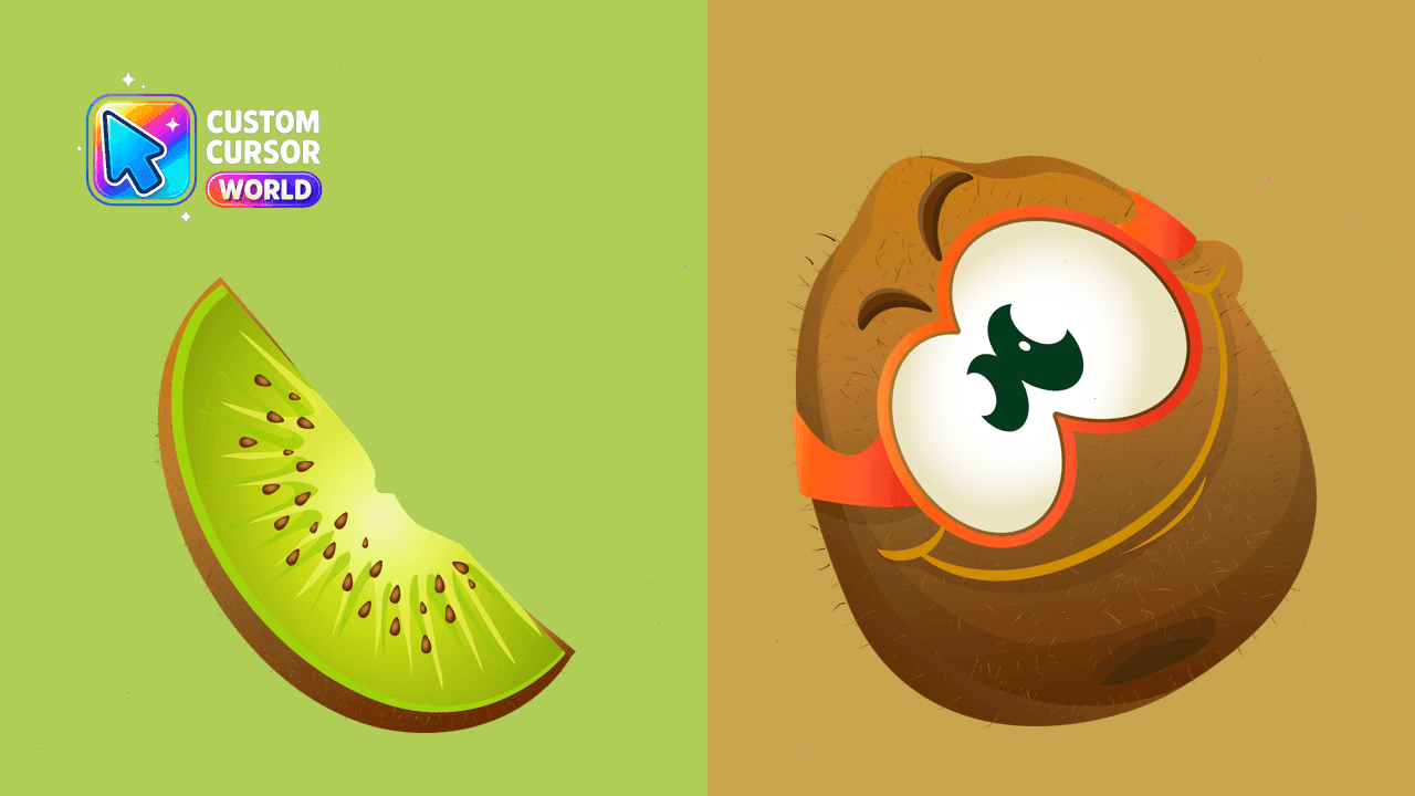 Прев'ю курсор-паку: Funny Kiwi Cursor Pack