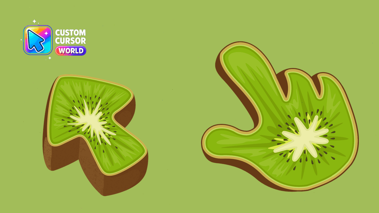 Прев'ю курсор-паку: Kiwi Texture Cursor Pack
