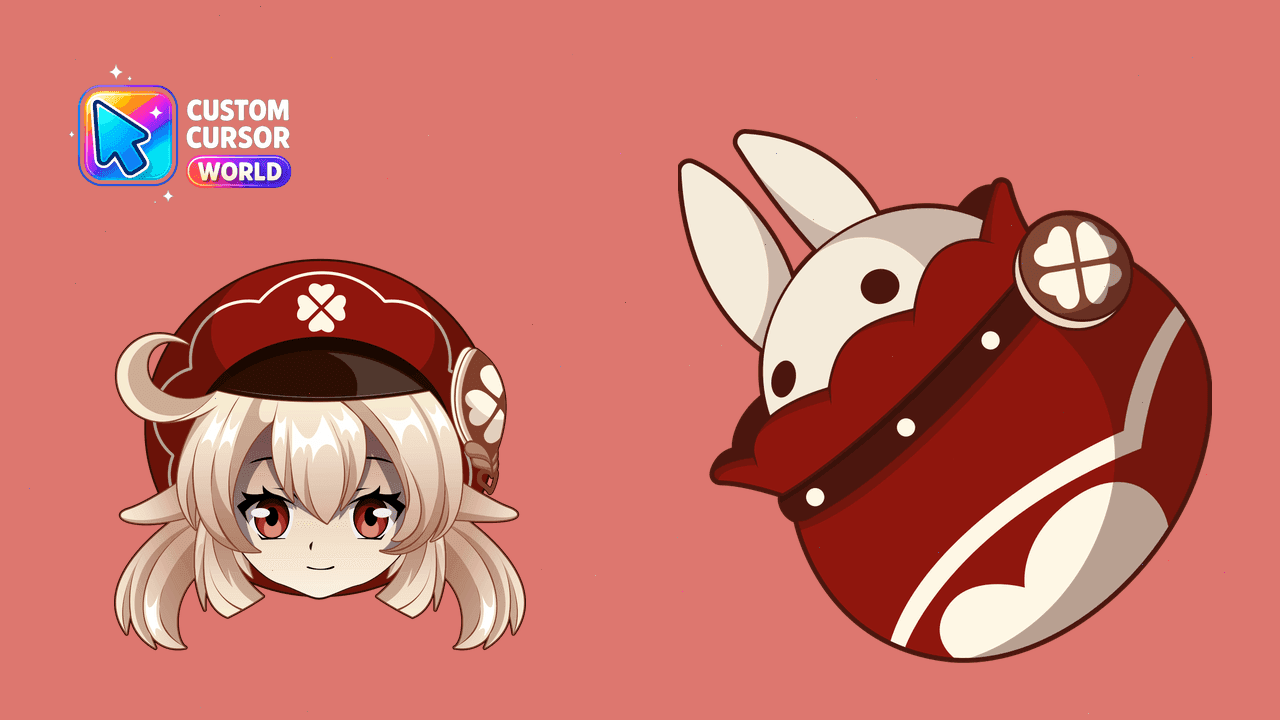 Прев'ю курсор-паку: Klee Custom Cursor Pack for Genshin Impact