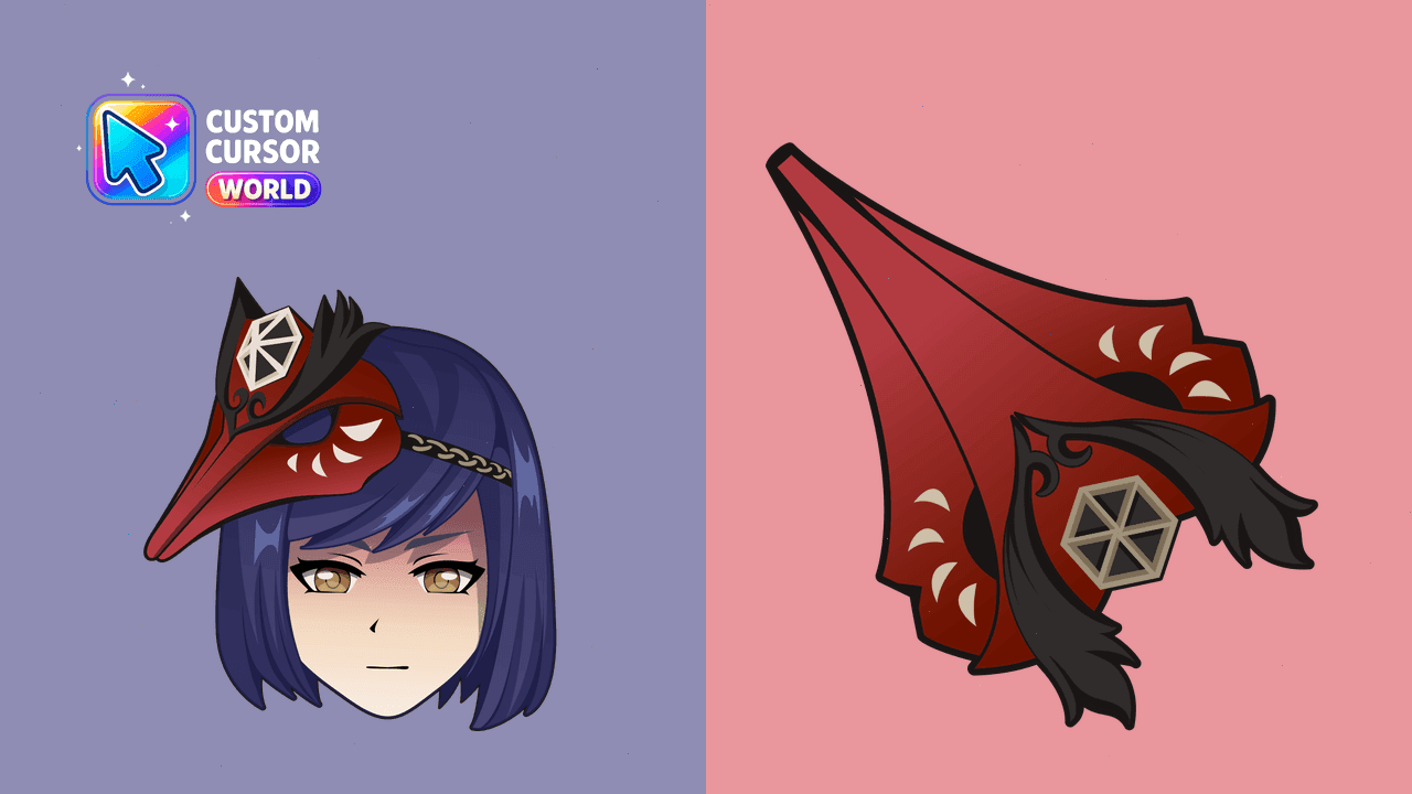 Прев'ю курсор-паку: Kujou Sara Custom Cursor Pack