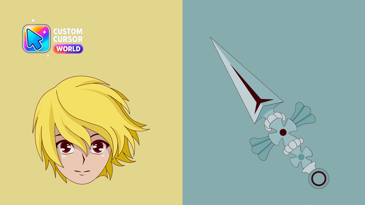 Прев'ю курсор-паку: Custom Kurapika Cursor Pack for Chrome & Edge