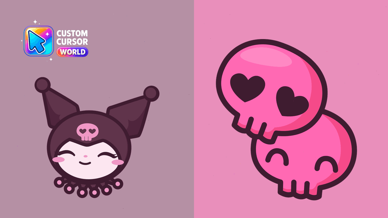 Прев'ю курсор-паку: Custom Kuromi Cursor Pack