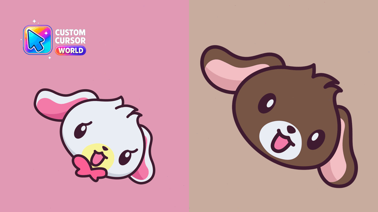 Прев'ю курсор-паку: Kurousa & Shirousa Custom Cursor Pack - Hello Kitty Collecti