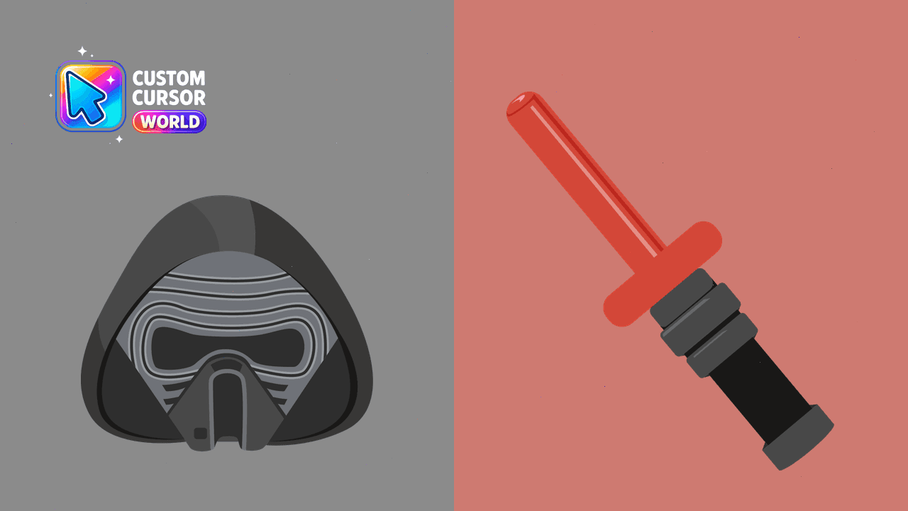 Прев'ю курсор-паку: Kylo Ren Custom Cursor Pack