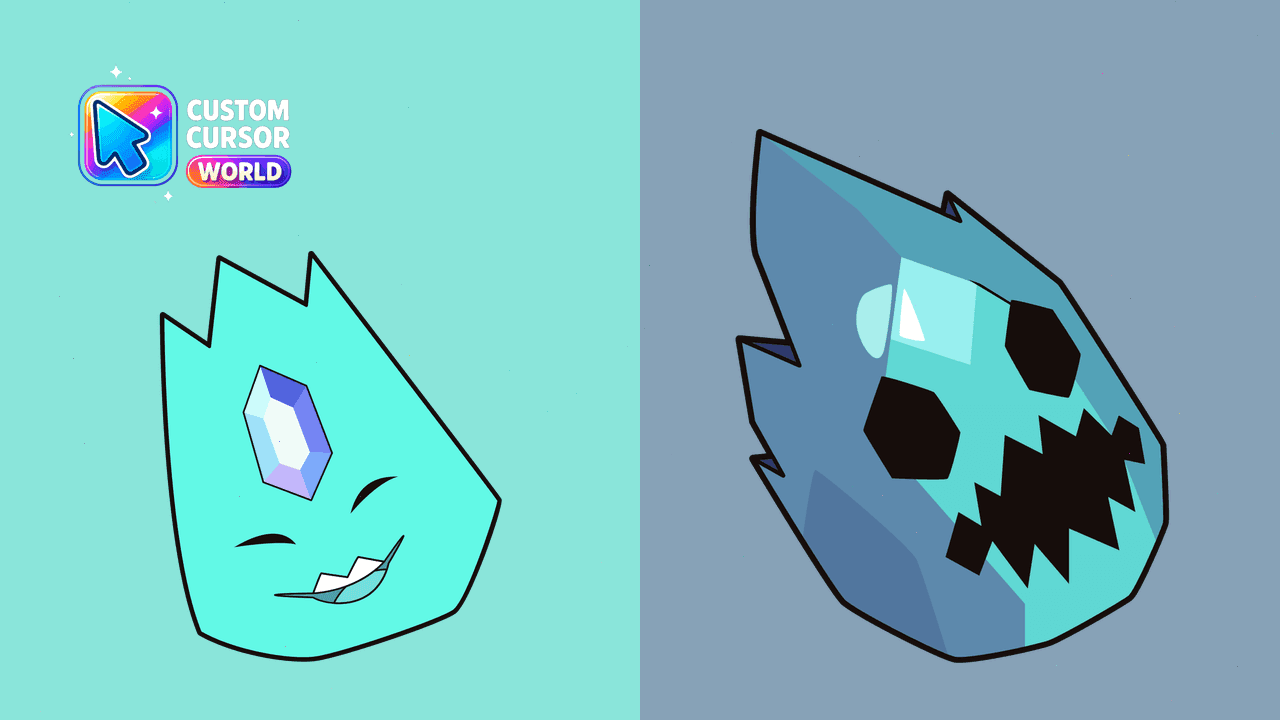 Прев'ю курсор-паку: Custom Larimar Cursor Pack for Web Browsers