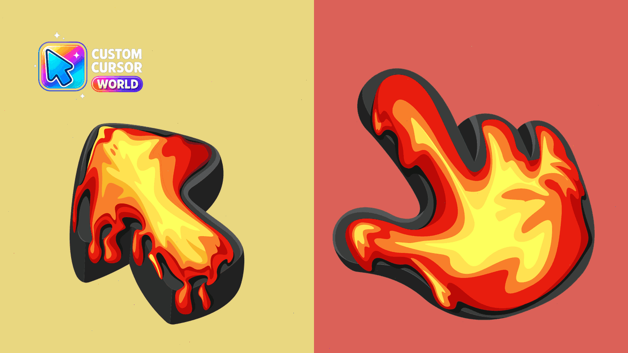 Прев'ю курсор-паку: Volcano Cursor Pack