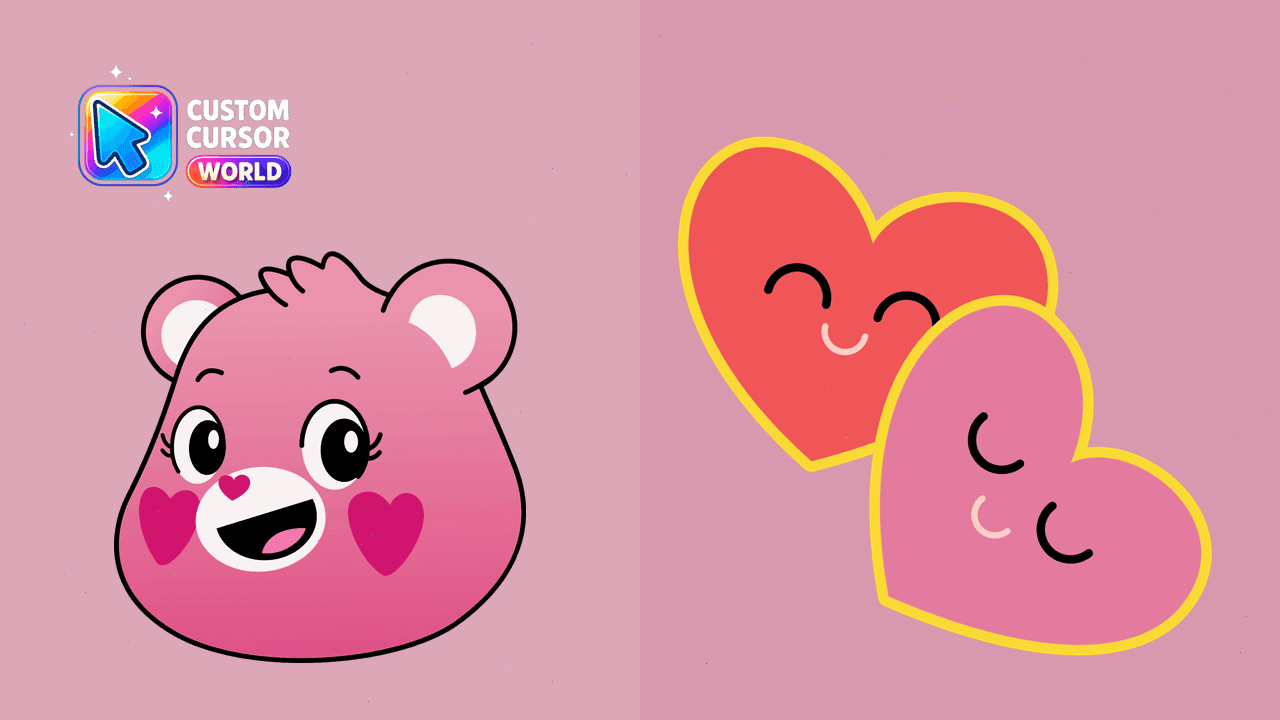 Прев'ю курсор-паку: Love-A-Lot Custom Cursor for Chrome and Edge