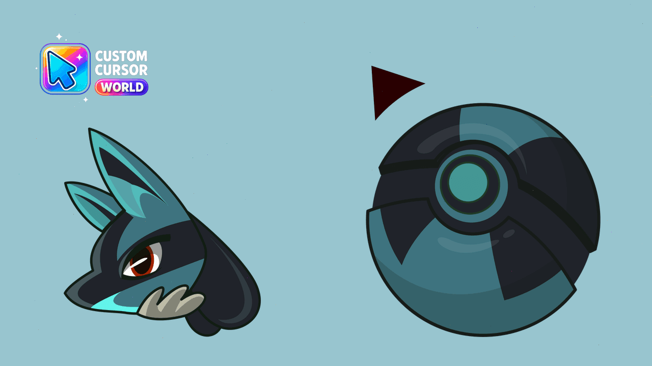 Прев'ю курсор-паку: Lucario Custom Cursor Pack