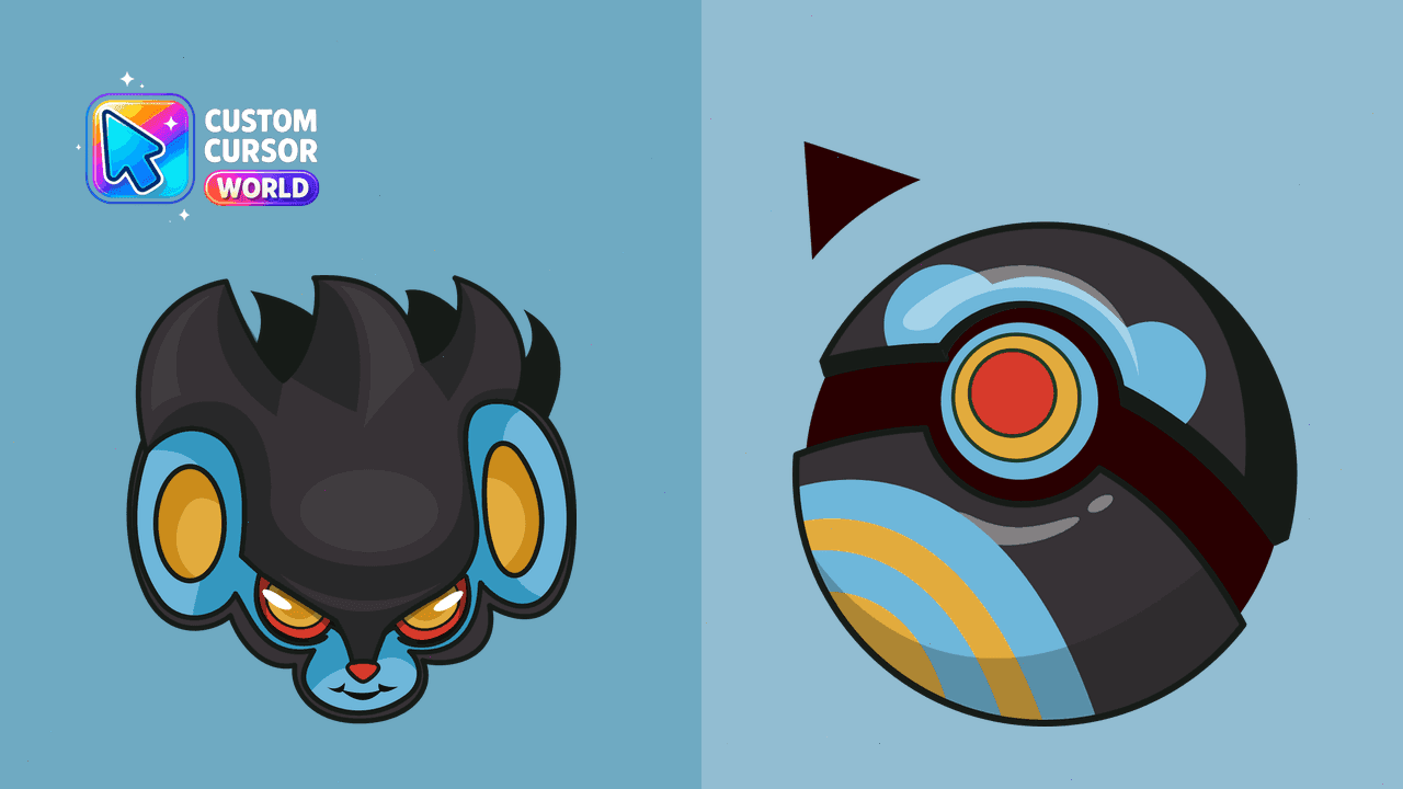 Прев'ю курсор-паку: Luxray Custom Cursor Pack - Pokemon Edition