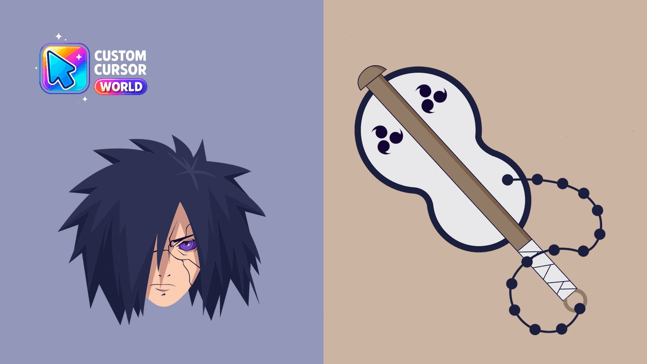 Прев'ю курсор-паку: Madara Uchiha Custom Cursor Pack
