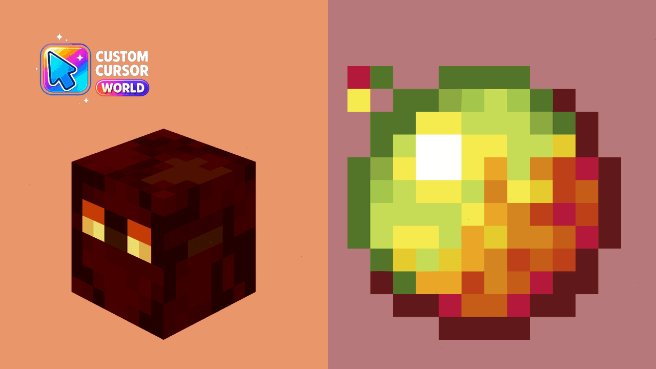 Прев'ю курсор-паку: Custom Magma Cube Mouse Cursor Pack